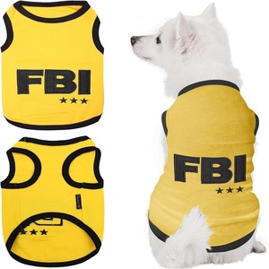 Camiseta <span class=keywords><strong>de</strong></span> algodón 100% para perros bordada 'Classy Sassy Bit Bossy' lavable a máquina lindo <span class=keywords><strong>chaleco</strong></span> para mascotas para perros grandes ropa rosa para perros - Product Image 1