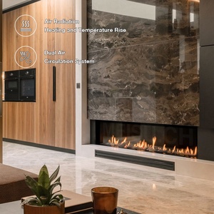 Caminetto ad Angolo a <span class=keywords><strong>Gas</strong></span> Naturale MEISU.CH con Telecomando, Inserti Decorativi per Camera da Letto, Caminetto a <span class=keywords><strong>Gas</strong></span> per Interni - Product Image 3