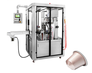 <span class=keywords><strong>2023</strong></span> nouvelle voie automatique aluminium <span class=keywords><strong>Nespresso</strong></span> café Capsule remplissage Machine à sceller plateau rotatif café Capsule Machine à emballer - Product Image 2