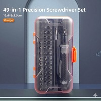 Jeu de tournevis de précision 49-en-1, outils de réparation numériques multifonctionnels pour le démontage de lunettes, d'ordinateurs portables et de téléphones mobiles