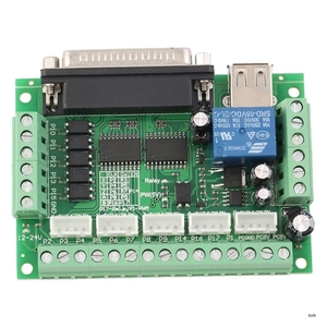 Trong kho 5 trục <span class=keywords><strong>CNC</strong></span> Giao Diện Adapter Breakout Board cho động cơ bước điều khiển Mach3 với cáp USB - Product Image 1