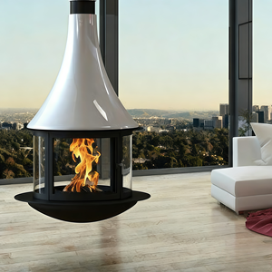 <span class=keywords><strong>Cheminée</strong></span> à gaz en acier inoxydable, durable pour la maison, l'hôtel, l'usage commercial en intérieur - Product Image 3