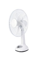 Bgteyoza — ventilateur de table solaire, rechargeable, 9 vitesses, 16 pouces, avec batterie intégré, avec veilleuse led et panneau solaire