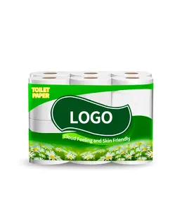 Oem Soft Virgin Pulp 4 Ply Tissue toilet Paper custom Toilet Tissue