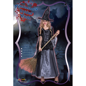 Costume de sorcière araignée Renaissance pour femme adulte, robe d'Halloween, fête costumée, jeu de rôle, taille S, M, L, XL - Product Image 1