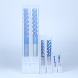 Fraises à bout en carbure de tungstène haute performance HRC 65, 4 flûtes, rayon d'angle, fraises à bout en carbure solide, outils de fraisage pour le fraisage - Product Image 6