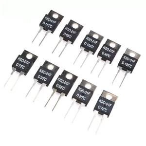 Interrupteur de température protecteur thermique KSD01F Thermostat à saut soudain matériau en cuivre pour le contrôle de la température - Product Image 5