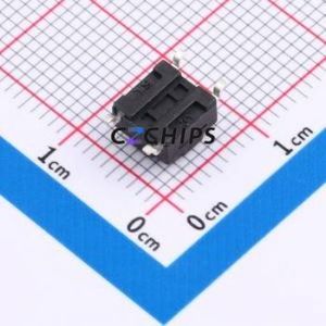 UK-B02123T-G4.3-250JZ Tactile Switch DIP-4P,6.2x6.2mm Switch 2.5N 6.15mm 6.15mm 4.3mm - Product Image 2