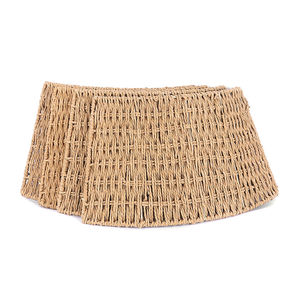 Rok pohon Natal dekoratif rumah pertanian 24 inci kerah pohon kertas bulat untuk penggunaan pesta dan rumah - Product Image 3