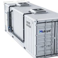 Batterie de conteneur de grande capacité MULOYAL 500 kWh 250 kW, refroidissement liquide, LFP, protection IP54, hors réseau, CAN/RS485