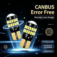 T10 LED Parkleuchte 36SMD 3014 Linse CANBUS Fehlerfrei 10-48V 1,6W W5W Glühbirne Auto LKW Armaturenbrett Seitenmarkierungsleuchte 6000K 208LM