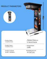 Jeux d'arcade boxeur à pièces pour jeux d'intérieur Machine de boxe électronique ultime à poinçonner