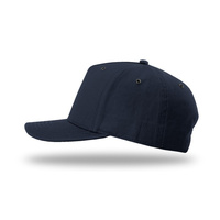 Casquette de sport style Richardson 336 avec patch en cuir personnalisé, casquette de baseball en sergé 100% coton avec œillets métalliques