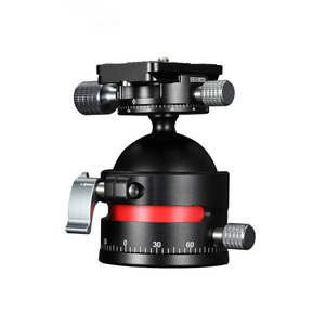 Vente directe d'usine, support de caméra, trépied, réglage panoramique à 360 degrés, adaptateur de tête sphérique avec vis de 1/3 pouce pour appareil photo reflex numérique - Product Image 4