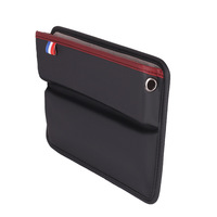 Console de voiture multifonctionnelle en cuir PU, poche latérale, organisateur de remplissage d'espace de siège pour téléphones portables, cartes, portefeuilles, clés