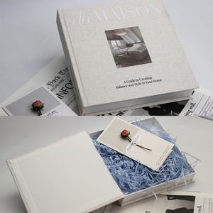 Boîte <span class=keywords><strong>de</strong></span> rangement élégante en forme <span class=keywords><strong>de</strong></span> <span class=keywords><strong>faux</strong></span> livre en papier d'art haut <span class=keywords><strong>de</strong></span> gamme avec couverture en tissu Décoration artistique <span class=keywords><strong>de</strong></span> la maison - Product Image 5