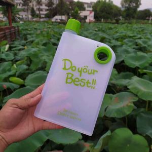 A5 Flat Transparent Book-Shaped Food-Safe Reusable <b>Plastic</b> Cups With 380Ml Capacity for Camping and Outdoor Use - Product Image 5