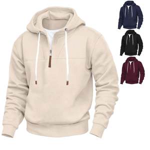 Vente en gros de sweats à capuche de sport 100% coton pour hommes broderie 3D Offre Spéciale grande taille sweats zippés vêtements de sport décontractés - Product Image 1