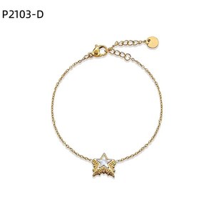 สร้อยข้อมือแฟชั่น P2103 สำหรับผู้หญิง เครื่องประดับคุณภาพสูง - Product Image 2