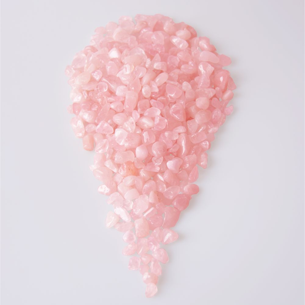 批发抛光玫瑰石英石精神水晶石天然粉色家居装饰1.5-2厘米
