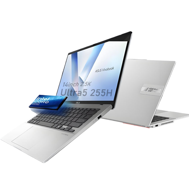 for vivobook14 business laptop intel core ultra5-225h 16gb ddr5 ram " 2.5k display 11 home english ssd storage