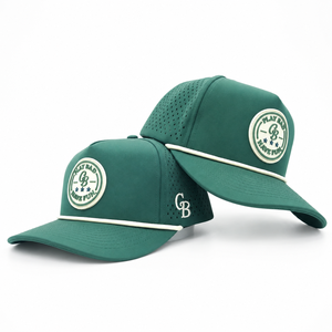 Casquette de golf en silicone à cinq panneaux, logo personnalisé, haute qualité, faible MOQ, snapback en silicone, respirante, séchage rapide, durable, pour hommes et femmes - Product Image 1