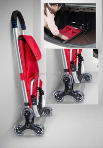 Carritos DE LA <span class=keywords><strong>COMPRA</strong></span> plegables de supermercado superventas Jielai personalizados con 6 ruedas para subir <span class=keywords><strong>escaleras</strong></span>, carrito de compras - Product Image 5