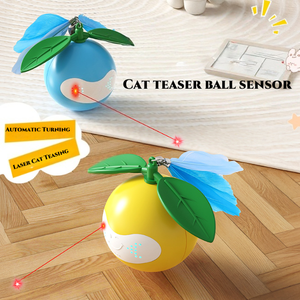 Giocattoli interattivi di fabbrica in Silicone per gatti palla automatica in movimento per cani palla giocattolo per animali domestici attivare gatti intelligenti che giocano giocattolo - Product Image 4