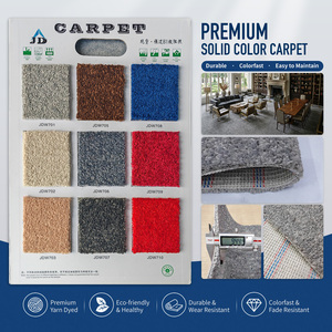 Tapis mural haut de gamme en nylon tissé à la machine, à poils longs, écologique, couleurs unies, teint en fil, durable, pour usage commercial et domestique - Product Image 1