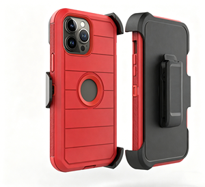 Étui de téléphone rayé avec béquille rotative à 360° et clip ceinture intégré, protection renforcée à 4 couches pour iPhone 17 Pro Max 16 15 14 13 12 - Product Image 6