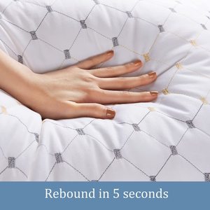 Oreiller de <span class=keywords><strong>lit</strong></span> respirant et rafraîchissant, 100% polyester, Premium, lavable, hôtel, king - Product Image 5