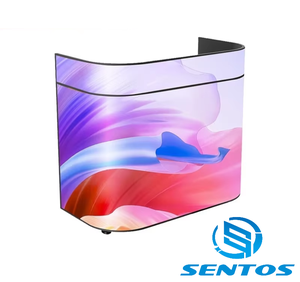 Écran d'affichage P2.5 pour comptoir d'accueil, support d'affichage pour centre commercial, écran publicitaire flexible, style encastré pour table mobile - Product Image 2