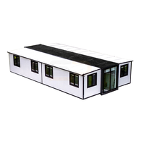 Rumah Kontainer Baja Prefabrikasi 20 ft 40 ft yang Dapat Diperluas, Rumah Prefabrikasi, Rumah Mungil, Rumah Tablet Nenek, Rumah Portabel