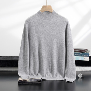 Suéter de Cachemira de punto de cuello alto Hal grueso de una pieza de Cachemira pura para hombre de Venta caliente para Otoño e Invierno - Product Image 3