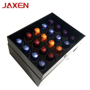 Boîte de rangement pour capsules de café <span class=keywords><strong>Nespresso</strong></span> en plastique <span class=keywords><strong>recyclable</strong></span> pour une utilisation en cuisine, organisateur de rangement écologique - Product Image 2