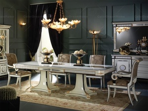 Đồ Nội Thất Phòng Ăn Cổ Điển Đồ Nội Thất Tự Chọn Và Gương Gỗ Trắng - Product Image 4