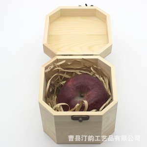 Cajas de regalo navideñas transfronterizas, cajas de regalo de manzanas para Nochebuena, cajas de madera para manzanas de la paz, regalos creativos para - Product Image 3