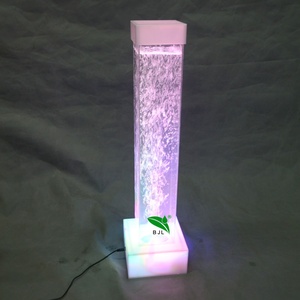 Lampe <span class=keywords><strong>colonne</strong></span> à bulles d'eau LED sur pied, carrée, pour la décoration de la maison et les mariages - Product Image 4