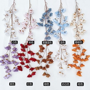 Decorazioni per soffitto PT-1032 Long Branch con fiori <span class=keywords><strong>viola</strong></span> e oro per matrimoni e feste - Product Image 3