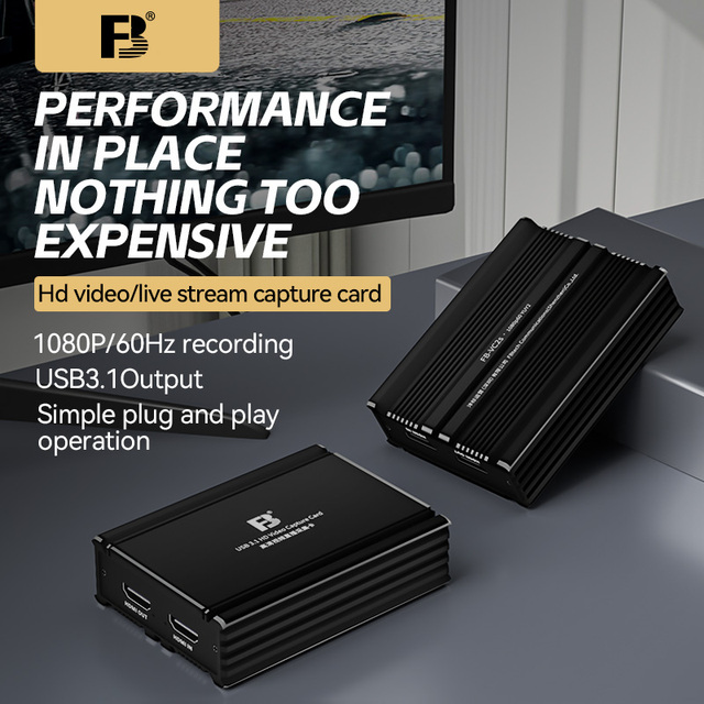 FB-VC2E-4K30HZ Audio Capture Card 1080P60HZYUY2 Output Video USB 3.0 Video Capture Equipment 4K HD Card Capture at 60FPS