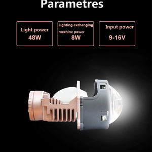 Accesorios para Automóviles, Lente de Proyector Láser Bi-LED de 3.0 Pulgadas, Reemplazo de Faro Bi-Xenón, Súper Brillante para Audi - Product Image 6