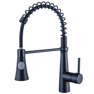 Sanitary Ware Modern High Pull Down Mixer Tap Brass Single Lever Pull Out Spring Commercial Kitchen AT9268-DX Kitchen - Product Image 2