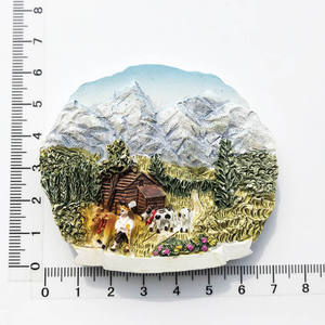 Personnalisé <span class=keywords><strong>Suisse</strong></span> Résine Stéréo Maison Ville Réfrigérateur Aimant Souvenirs de Voyage pour Bureau Décoration Maison Forme Style Cadeau - Product Image 6
