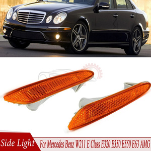 Feu de position latéral, feu de clignotant de pare-chocs, compatible avec Mercedes Benz W211 Classe <span class=keywords><strong>E</strong></span> E320 E350 A2118200921 2118201021 pour voiture - Product Image 2