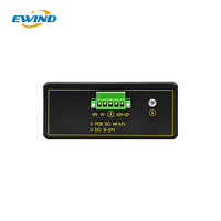 Switch PoE Industrial de 4 Puertos y 30W, Switch Ethernet Gigabit Administrado con 2 Puertos SFP para Manufactura Inteligente