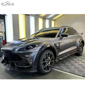 Kit Carrozzeria in Fibra di Carbonio Secca ASM DBX 19+ <span class=keywords><strong>MAN</strong></span>: Labbro, Minigonne Laterali, Diffusore e <span class=keywords><strong>Spoiler</strong></span> per Paraurti Auto ASM DBX/DBX 707 19+ - Product Image 6