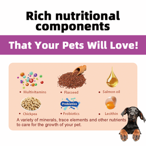 Compresse Masticabili <span class=keywords><strong>per</strong></span> <span class=keywords><strong>Cani</strong></span> Contro Pulci e Zecche, Supporto Immunitario Naturale, Salute <span class=keywords><strong>di</strong></span> Pelle e Pelo, <span class=keywords><strong>Per</strong></span> Tutte le Razze e Età, Gusto Pollo, ODM e OEM - Product Image 6