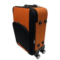 Ensemble de bagages à roulettes en nylon de luxe de 20 à 32 pouces, quatre pièces, sac de voyage extensible avec tailles de 24 et 28 pouces, style dessin animé assorti
