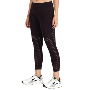 JAC22 N7053 Legging de yoga pour femme, taille haute, moulant, sans couture, anti-transpiration, effet galbant fessier, couleur unie, en Spandex/Nylon - Product Image 1