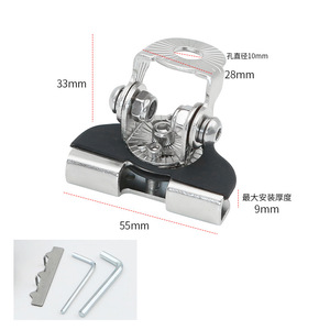 Soporte fijo para espejo de motocicleta, tira de luz larga, clip para capó, modificación de borde de tarjeta, soporte para foco de coche, extensión de faro - Product Image 4